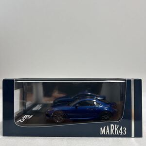 MARK43 Hobby JAPAN 1/43 SUBARU BRZ 3BA-ZD8 2021年 Saphire Blue Pearl スバル サファイアブルーパール ミニカー モデルカー