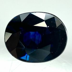 ≪天然ブルーサファイア 1.424ct≫n ◎約6.7×5.4mm ルース 裸石 sapphire 宝石 ジュエリー コランダム DE8/DE8 w2 74