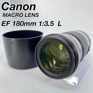 Canon レンズ　MACRO EF 180mm 1:3.5 L　中古　キャノン