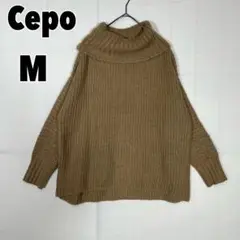 ♥Cepo♥ セポ (M) タートルネック ニット セーター モヘヤ混