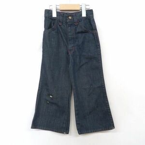 70s Vintage POWER BLEND キッズ フレア デニム パンツ 子供服 パワーブレンド ビンテージ 古着 3J2309