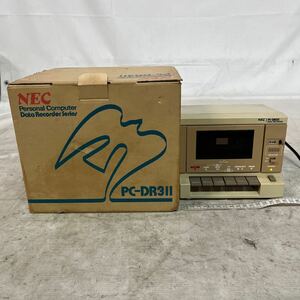 【ジャンク品】NEC　PC-DR311　データレコーダー　PC関連　カセットテープ　記録装置。箱サイズ約64センチ