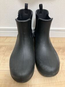 クロックス☆レインブーツ W9/25cm ブラック☆レディース 長靴 レインシューズ crocs