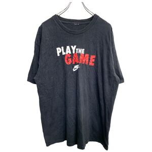 NIKE 半袖 プリントTシャツ XLサイズくらい ブラック 古着卸 アメリカ仕入 t2405-3333