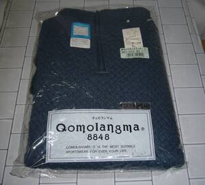 未使用　新古品　チョモランマ　紳士ハイネックアンダー　Lサイズ　ネービー　Qomolangma　8848