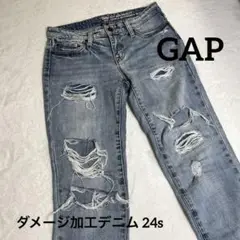 GAP デニム sexy boyfriend fit ダメージ加工