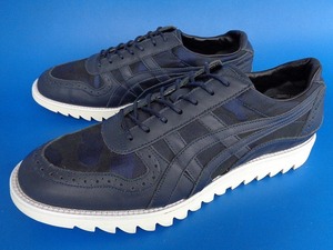 12619■美品 日本製 asics onitsukatiger 1181A027 アシックス オニツカタイガー ネイビー 紺 26 cm NIPPON