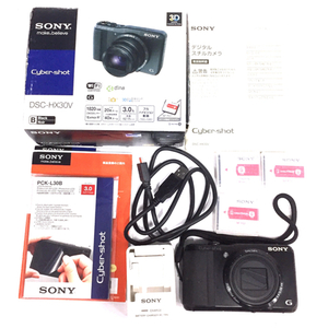 SONY Cyber-Shot DSC-HX30V 3.2-5.8/4.45-89 コンパクトデジタルカメラ 光学機器 QR125-116