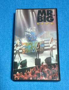 VHS■MR.BIG / サンフランシスコ・ライヴ■再生確認済み■ミスター・ビッグ■ポール・ギルバート■MR.BIG LIVE■ビデオテープ