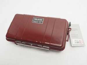 新品 PELICAN 1060 CASE ペリカンケース マイクロケース カラー:OXBLOOD 外寸:25.1x6.7x14.2cm [1060-025-175] ケース用品 [3FU-57109]