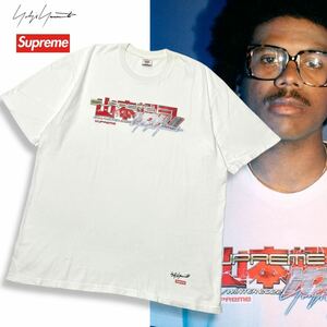 正規品 Supreme× Yohji Yamamoto シュプリーム×ヨウジヤマモト 22FW S/S TEKKEN Tee 半袖コットン 鉄拳 コラボ Tシャツ XL ホワイト