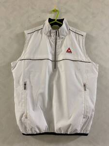 le coq sportif GOLF ハーフジップベスト サイズM 裏地メッシュ メンズ ルコック ゴルフ