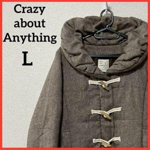 【希少】Crazy about Anything ダッフルコート 中綿ジャケット アウター ジャケット 上着 J92-117