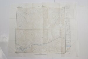 【北海道 古地図】上川(1：50.000)[3色刷]　昭和45年　国土地理院●20