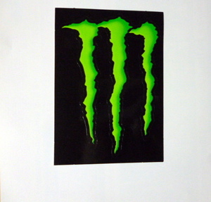 2024 １枚　モンスター　 エナジー　ドリンク　 ステッカー 　非売品　 MONSTER ENERGY　　防水 