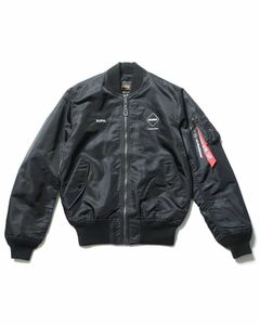 【新品未使用】 24SS 新品 FCRB f.c real bristol エフシーレアルブリストル SOPHNET ALPHA DRAGON TEAM MA-1 アルファ ブルゾン BLACK L