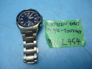 L454　CITIZEN　ATTESA　エコドライブ　アテッサ　A412-T003541Y　腕時計