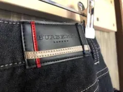 Burberryバーバリーロンドン ブラックデニムパンツ レディース サイズ13