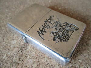 ZIPPO 『Night Moves ナイトムーブス 夜の動き 夜遊び』1994年3月製造 バイク ハーレーダビッドソン オイルライター ジッポー 廃版激レア