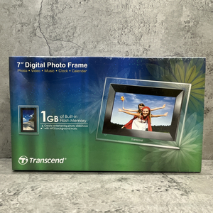 【送料無料・新品未使用】Transcend　デジタルフォトフレーム　PF710C　トランセンド　Digital Photo Frame　1GB　7インチ　№23514