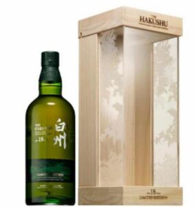 激レア 新品 未開封 白州 18年 LIMITED EDITION SUNTORY サントリーシングル モルトウイスキー 700ml 43度 小冊子x2・外箱付き