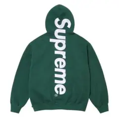 supreme Satin Appliqué Hooded Sweatshirt