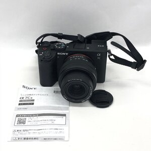 SONY ソニー α 7CⅡ ミラーレス一眼 デジタルカメラ 4-5.6/28-60 レンズ・説明書付き 通電〇【DAAG6005】