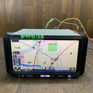 AV6-151 激安 カーナビ Carrozzeria Pioneer AVIC-HRZ900 JAGE039030JP HDDナビ CD DVD Bluetooth 本体のみ 簡易動作確認済み 中古現状品