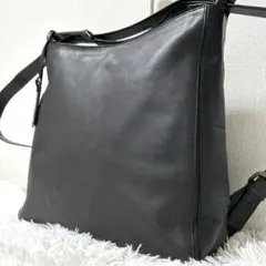 【人気✨美品/ヨゾラ　L】マザーハウス　リュック　3way ブラック　レザー