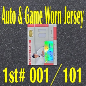 ◆【1st# Auto & Jersey】Hideo Nomo 2003 Leaf Certified Materials Fabric of the Game　◇検索：野茂英雄 直筆サイン Game Worn Jersey