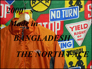 ★ライトアウターに★Made in BANGLADESH製バングラデッシュ製THE NORTH FACEノースフェイスナイロンジャケットアウトドアジャケットL