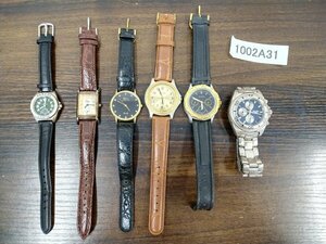 1002A31　腕時計　ジャンク品　おまとめ6点　KANGOL　QUARTZ　など ※動作未確認