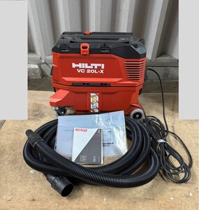 未使用 HILTI ヒルティ 集塵機 VC 20L-X 乾式湿式兼用 取扱説明書あり バキュームクリーナー 作業 業務用 