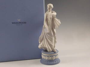 ◇堂◇WEDGWOOD ウエッジウッド ジャスパー フィギュリン ダンシングアワー 女性 置物 26cm 無傷完品 14ud3