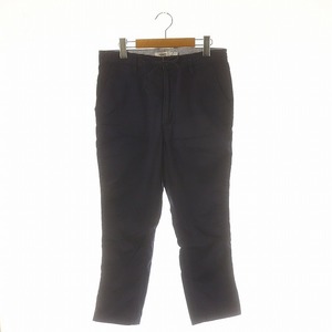 ノンネイティブ nonnative × ウィズム WISM DWELLER EASY RIB PANTS パンツ テーパード ジッパーフライ 1 紺 ネイビー /DO ■OS メンズ