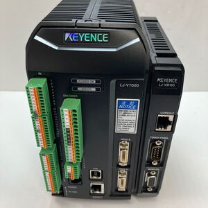 キーエンス KEYENCE 　LJ-V7000 超高速インラインプロファイル測定器アンプ/ LJ-VM100 表示パネル　通電確認のみ　Y-50