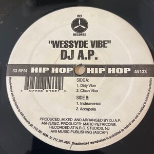 AV8/AV133/WESSYDE VIBE/DJ A.P./レコード/中古/DJ/hiphop/CLUB