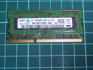 SAMSUNG サムソン ノート用メモリ M471B5773CHS-CH9 (1Rx8 PC3-10600S-09-10-ZZZ) 2GB 204pin SO-DIMM 191218102