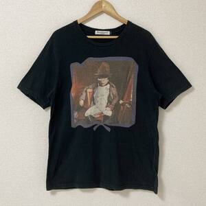 UNDERCOVER フォト 絵画 Tシャツ 黒 4サイズ アンダーカバー 半袖 カットソー Tee ライダース パラシュートシャツ archive 4080606