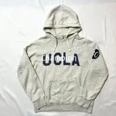 ランタグ復刻　UCLA スウェットパーカー　チャンピオンL 杢グレー