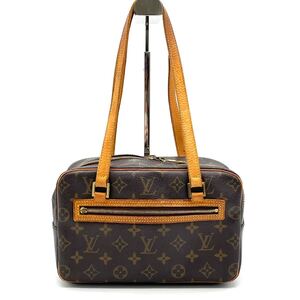 1円 べたなし LOUIS VUITTON ルイヴィトン モノグラム シテMM トートバッグ ショルダーバッグ M51182