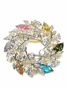 Rhinestone Brooch 388