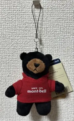 mont-bell クマのマスコット 赤