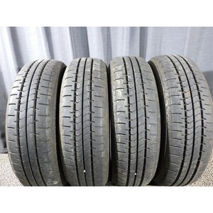 ブリジストン NEWNO 165/65R14 4本SET◎2023年製9分山オンロード◎中古 4本に若干のシワあり◎旭川手渡し可◎タンク等に