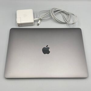 △【売り切り】わりと美品 MacBook Pro 13インチ スペースグレイ A1708 Apple アップル アダプター付属 13inch 