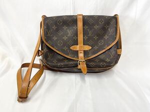 ③【S】1円スタート LOUIS VUITTON ルイヴィトン ソミュール30 ショルダーバッグ ソミュール モノグラム