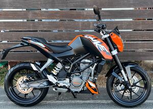 ☆極上美車☆ KTM 200DUKE ABS ☆走行距離68km☆配送料格安☆即決の場合は自賠責保険3年付きです☆