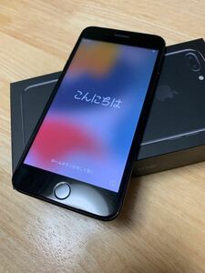 Apple iPhone7plus 256GB ジェットブラック SIMロック解除済み バッテリー新品交換 容量100％ 画面交換歴有 SIMフリー 元箱付き