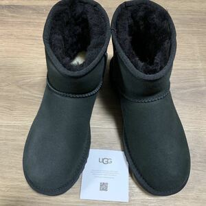 新品未使用！正規品 UGGムートンブーツクラシックミニ2 ブラック 25センチ