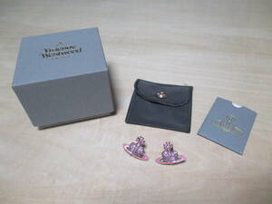 ☆Vivienne Westwood ヴィヴィアンウエストウッド☆　♪新品未使用ピンクピアス♪